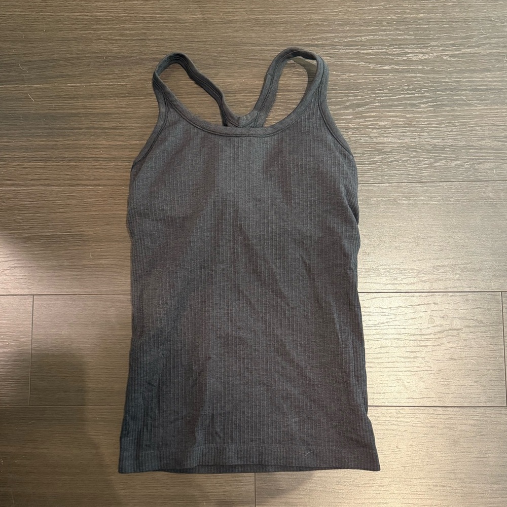 Women's Black Lulu Lemon Ebb to the Street Tank